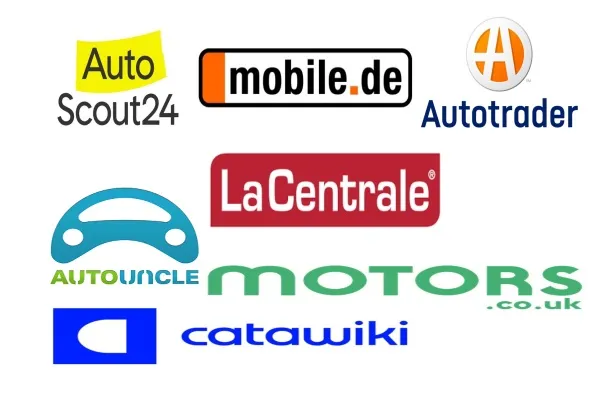 Europe's Top Automotive Classified Ads Platforms Logos