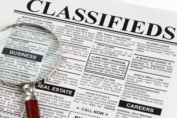 History of classified ads